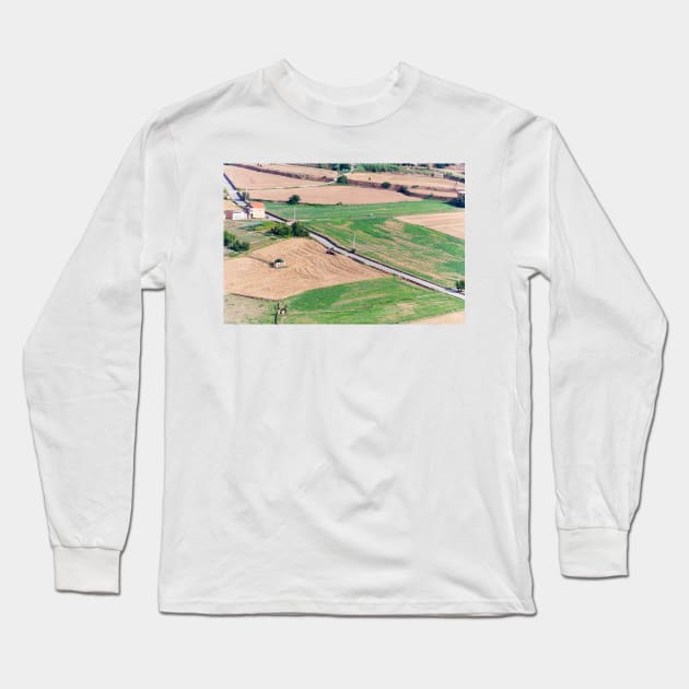 Catalan Countryside Long Sleeve T-Shirt by ansaharju